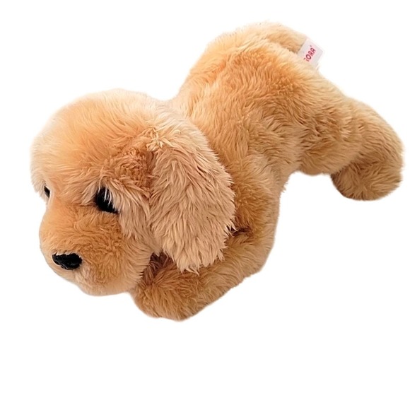Aurora World Goldie Flopsie 12" Golden Retriever Puppy Stuffed Animal Tan - Picture 1 of 10